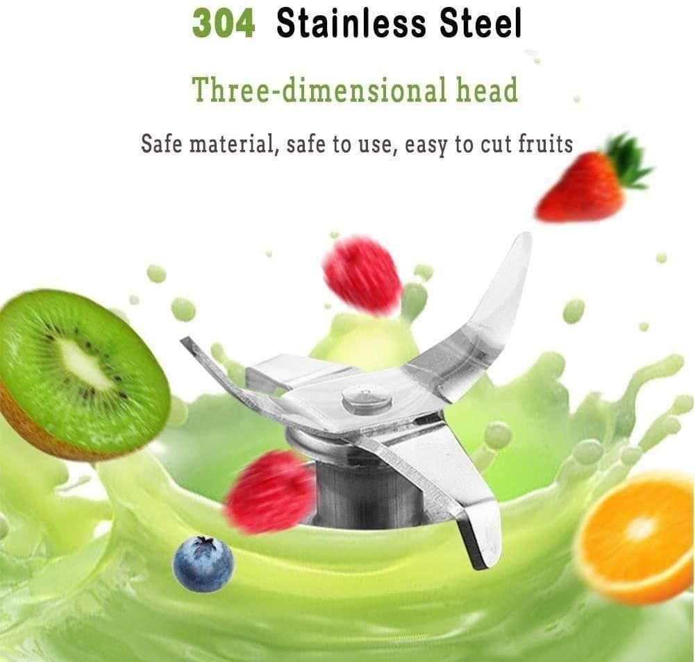 Portable USB Rechargeable Electric 6 Blade Mini Blender Juice Maker Mixer