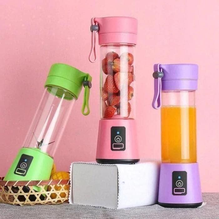 Portable USB Rechargeable Electric 6 Blade Mini Blender Juice Maker Mixer