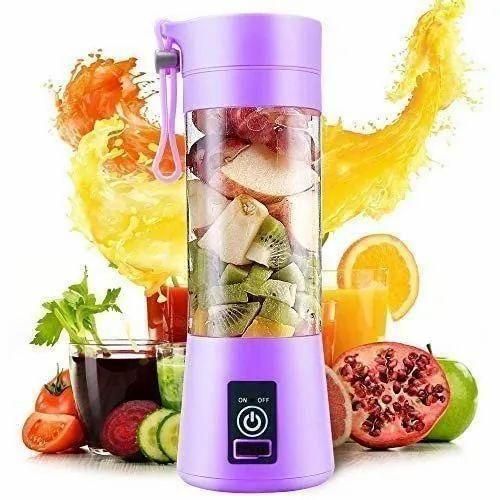 Portable USB Rechargeable Electric 6 Blade Mini Blender Juice Maker Mixer