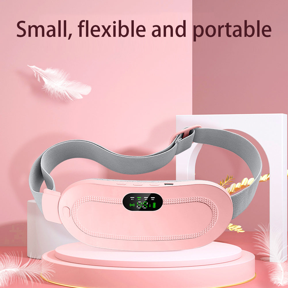 Menstrual Heating Smart Pad Smart Warm Belt Relief Waist Pain Cramps Vibrating Abdominal Massager Electric Waist Belt Device